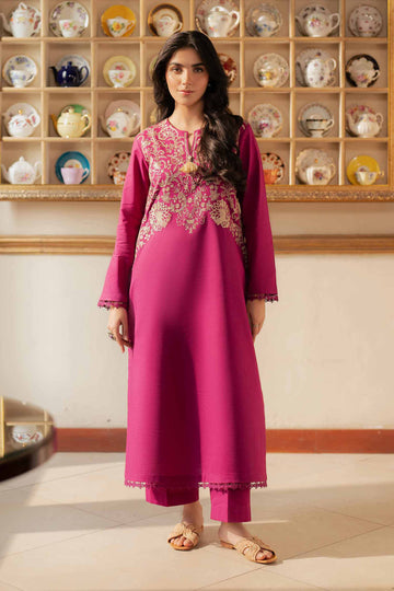 Nishat Linen 2 Piece - Dyed Embroidered Suit - 42501139 Online Shopping